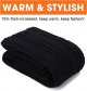 Women's thigh high stockings with extra long cotton knitted insulation (1 Pairs)